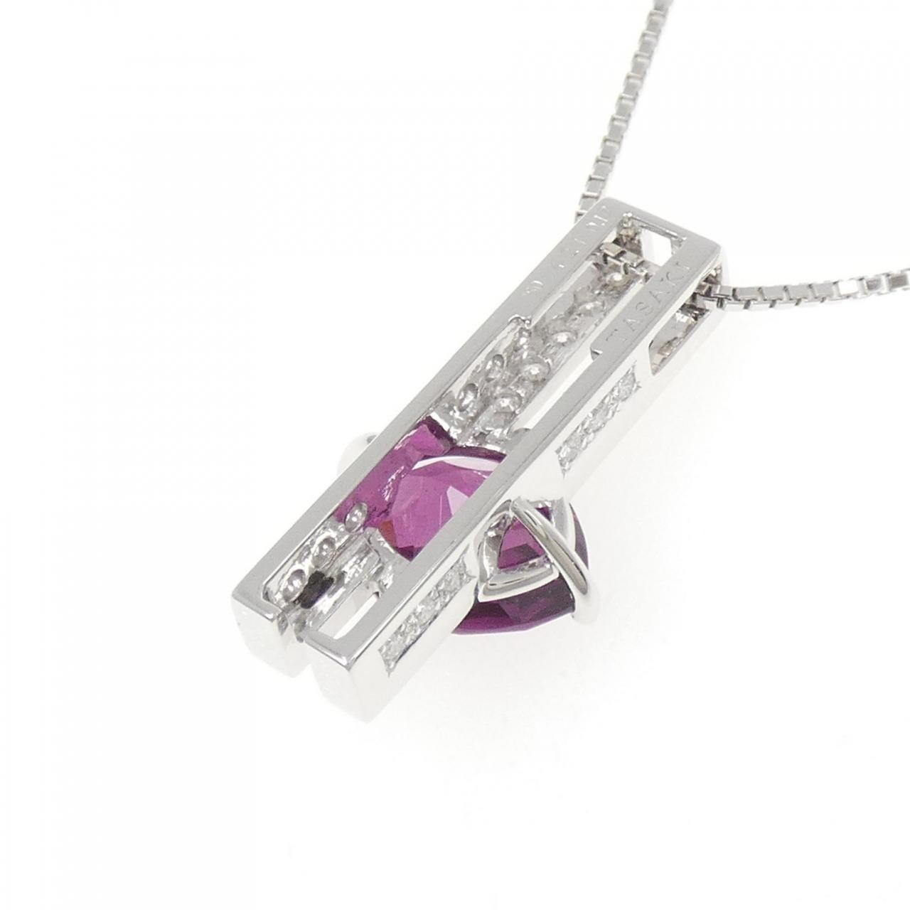 タサキ ガーネット ネックレス 4.21CT