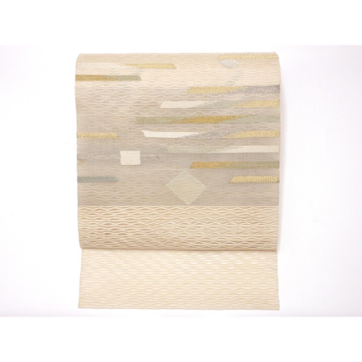 夏名古屋帯　すくい織