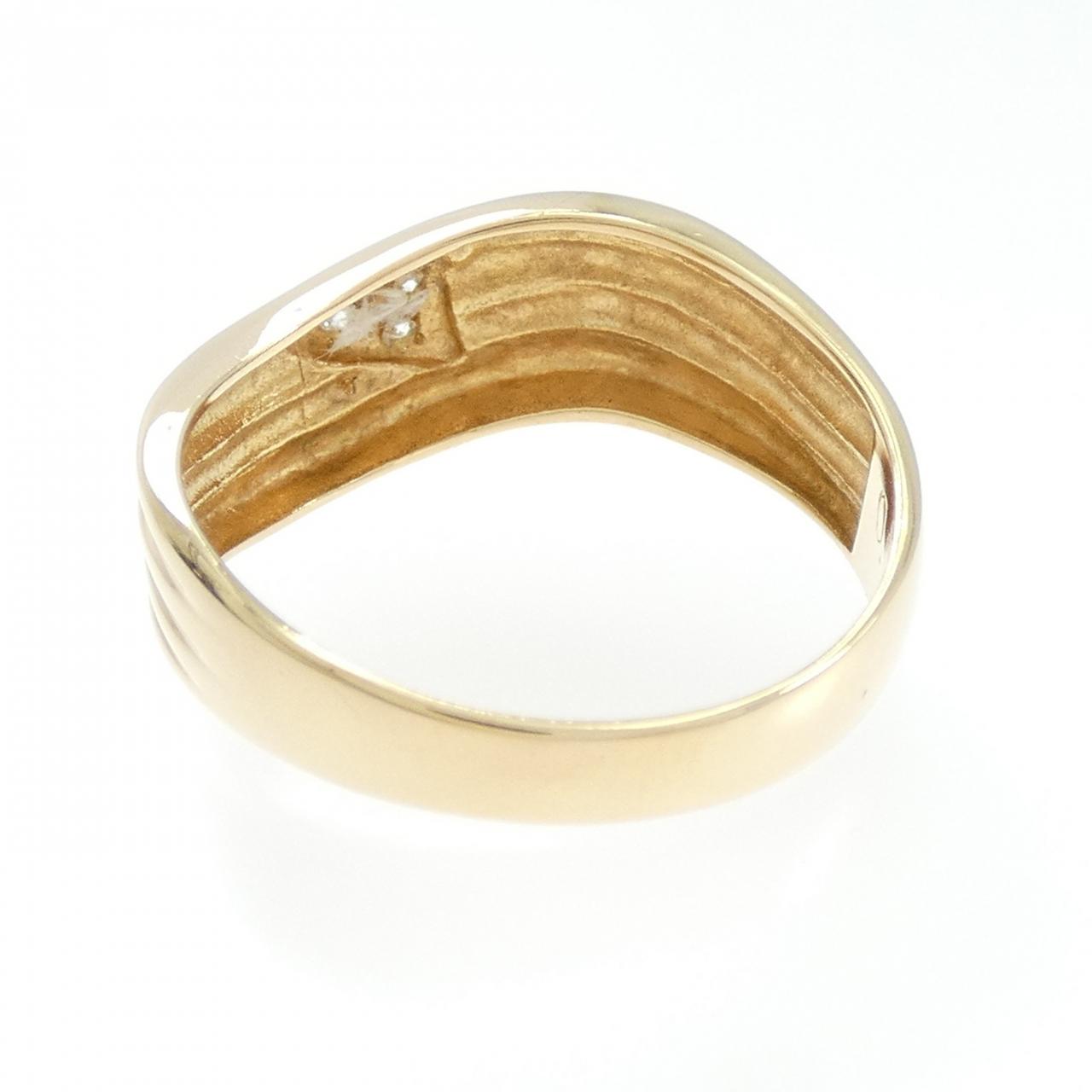 K18YG ダイヤモンド リング 0.03CT