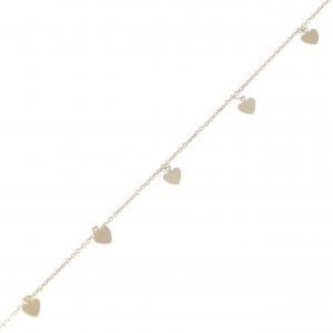 K18YG ハート ブレスレット