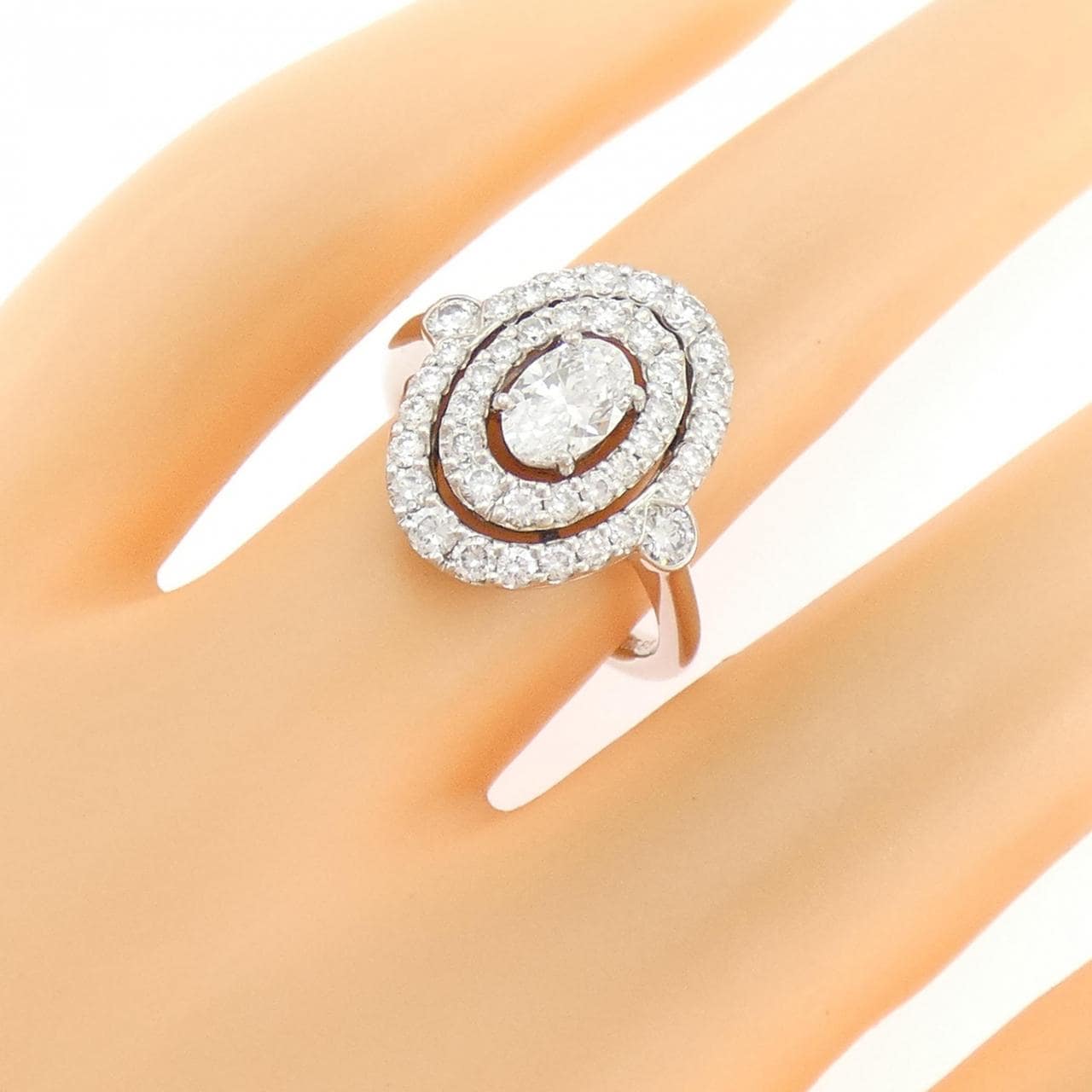 PT900 ダイヤモンド リング 0.585CT