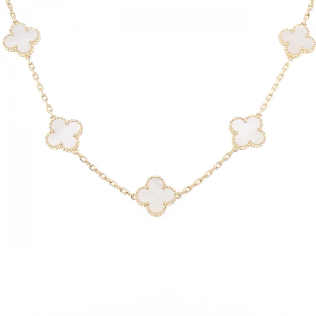 ヴァンクリーフ&アーペル ヴィンテージアルハンブラ 10モチーフ ネックレス