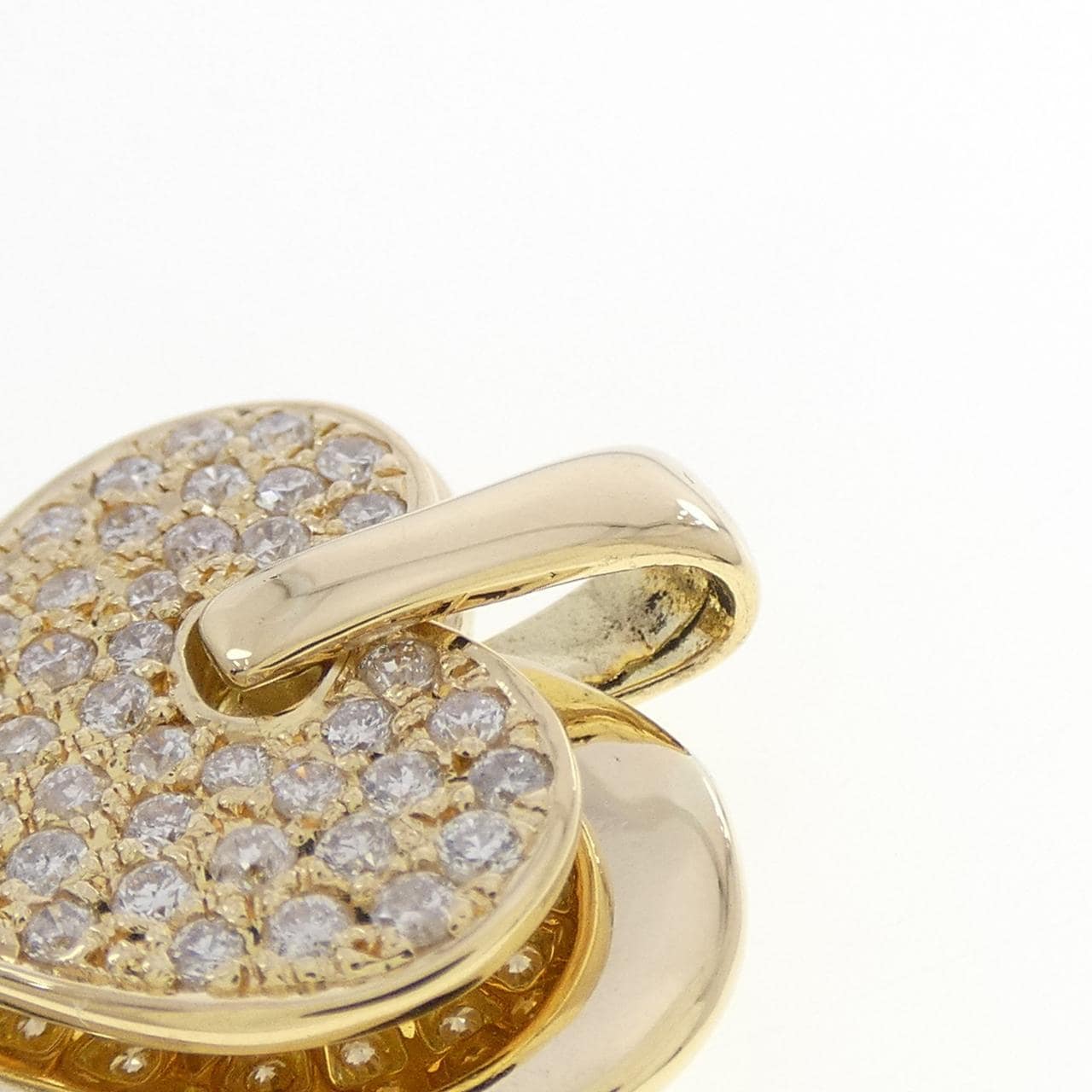 K18YG ハート ダイヤモンド ペンダント 0.60CT