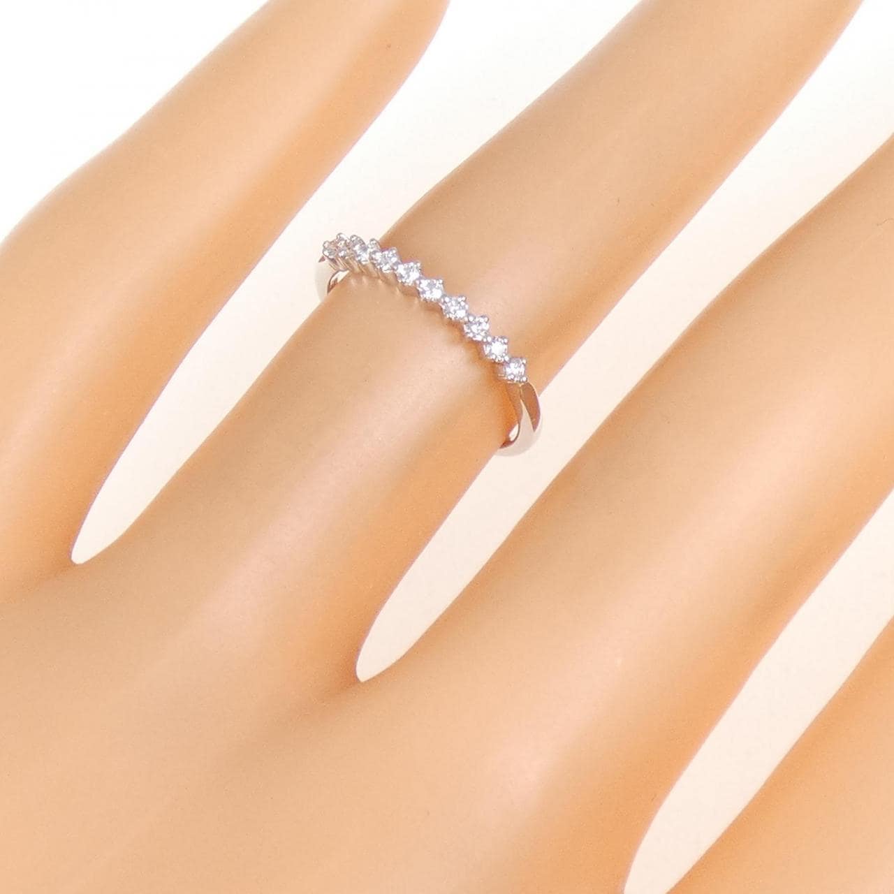 PT950 ダイヤモンド リング 0.10CT