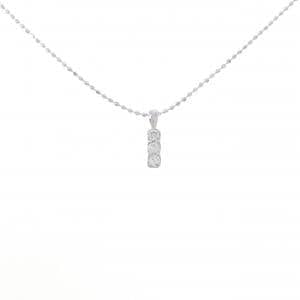 K18WG ダイヤモンド ネックレス 0.1CT