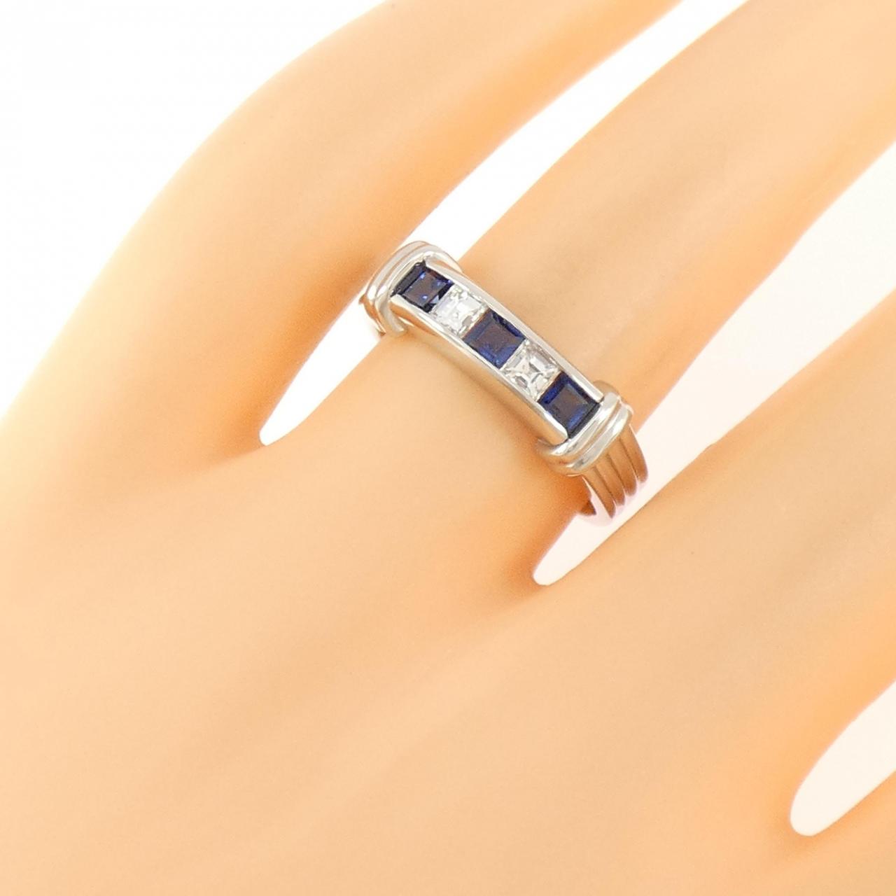 PT900 サファイヤ リング 0.36CT