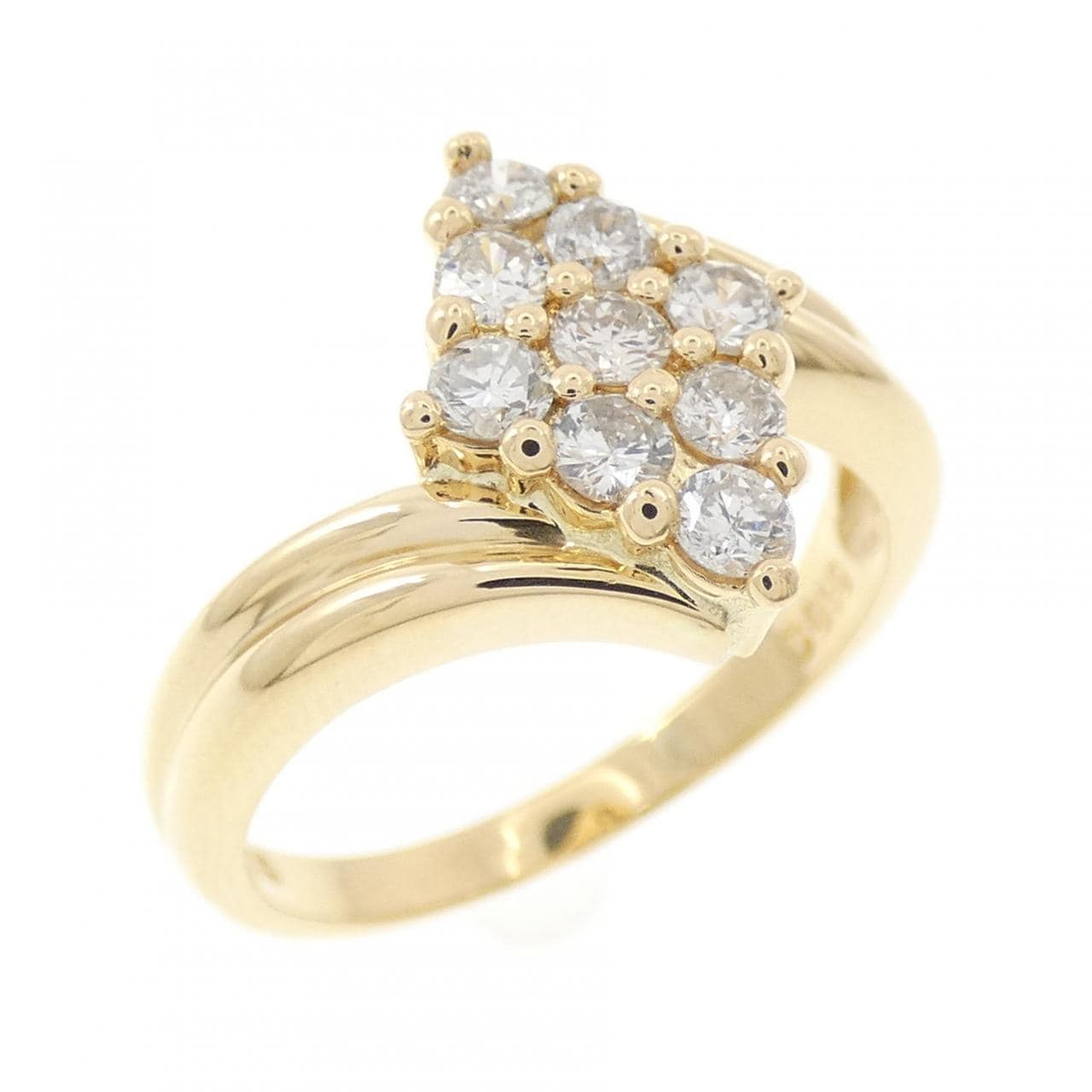 K18YG ダイヤモンド リング 0.50CT