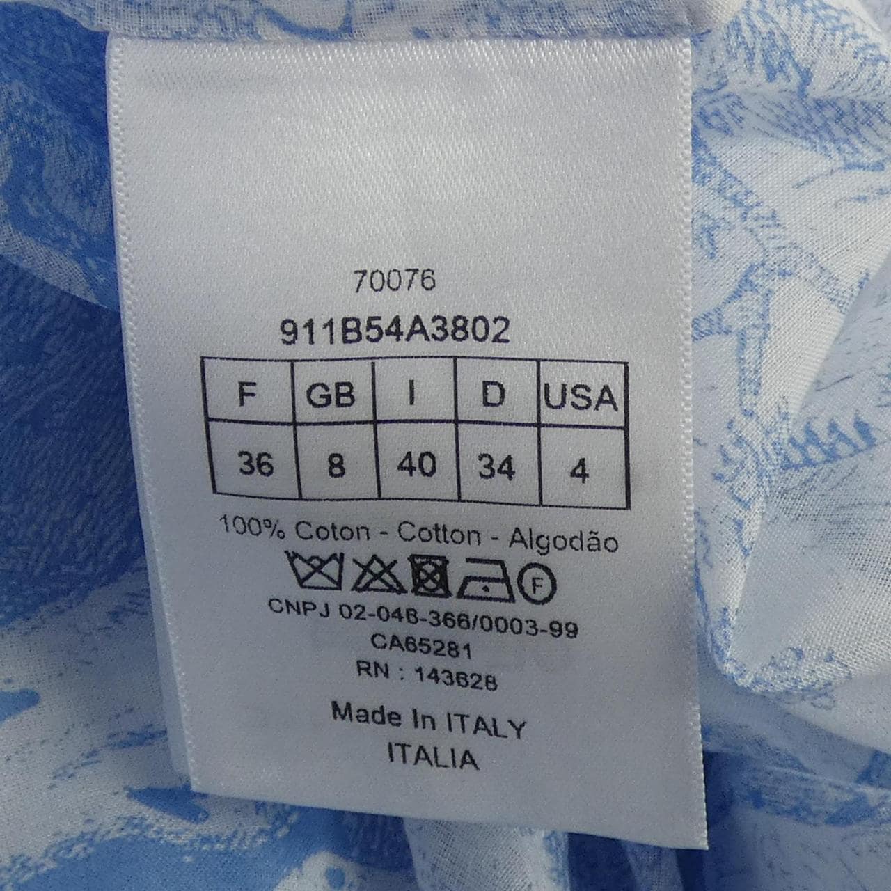 クリスチャンディオール CHRISTIAN DIOR トワルドゥジョイ 911B54A3802 シャツ