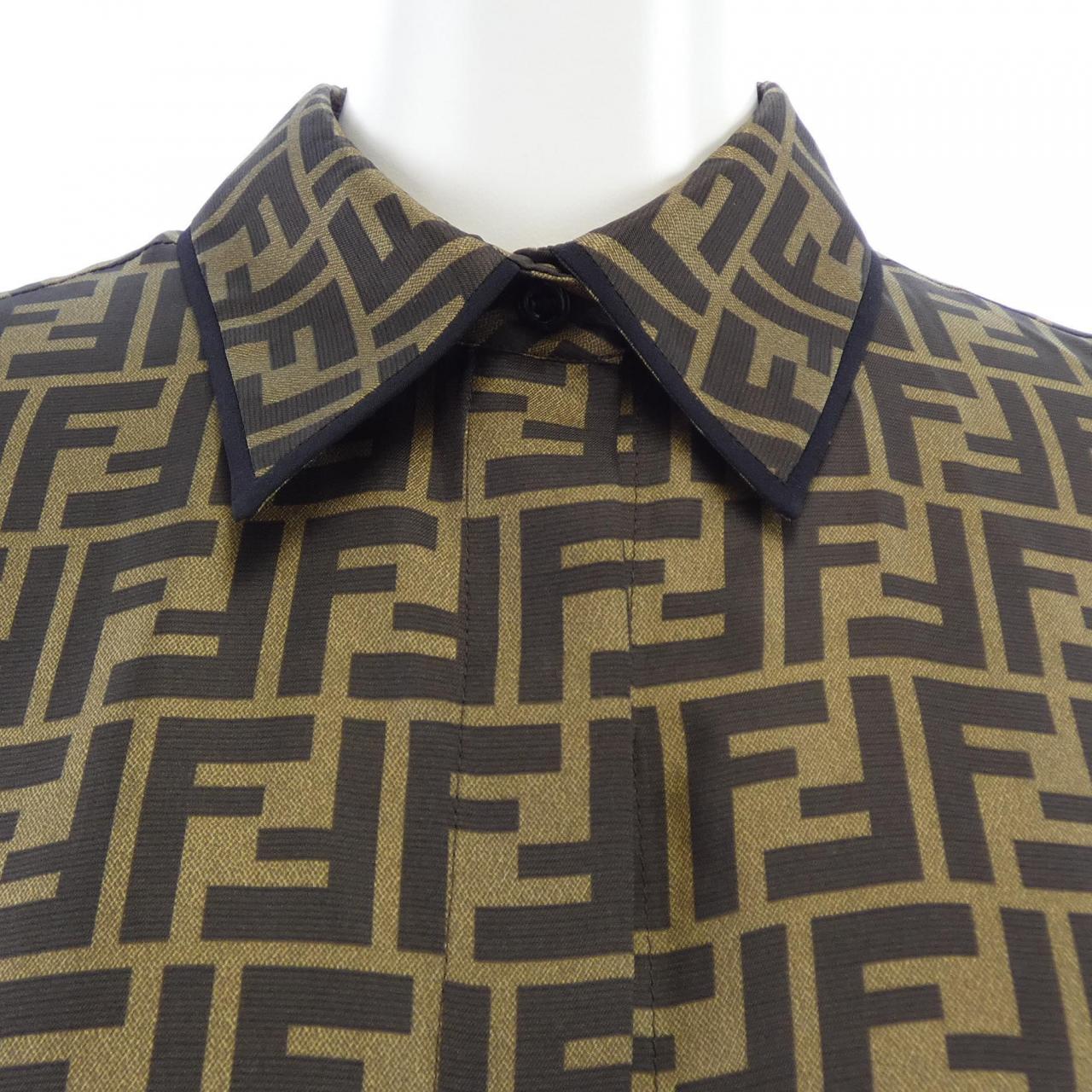 フェンディ FENDI ブラウンツイル ドレス FDB613 A8G3 ワンピース