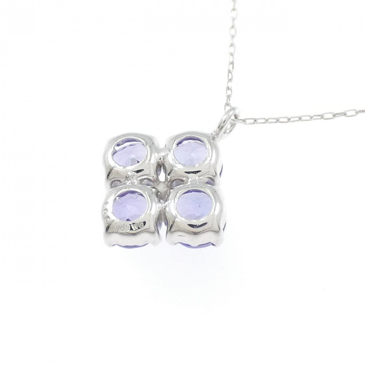 K18WG タンザナイト ネックレス 1.00CT