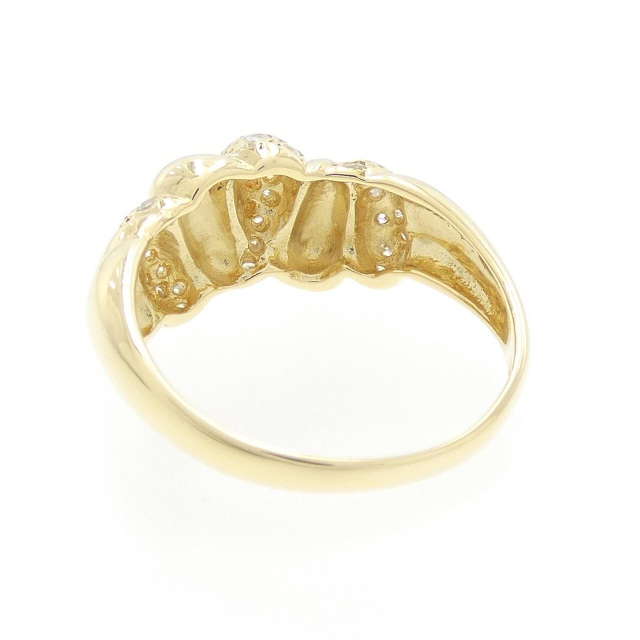 K18YG ダイヤモンド リング 0.33CT
