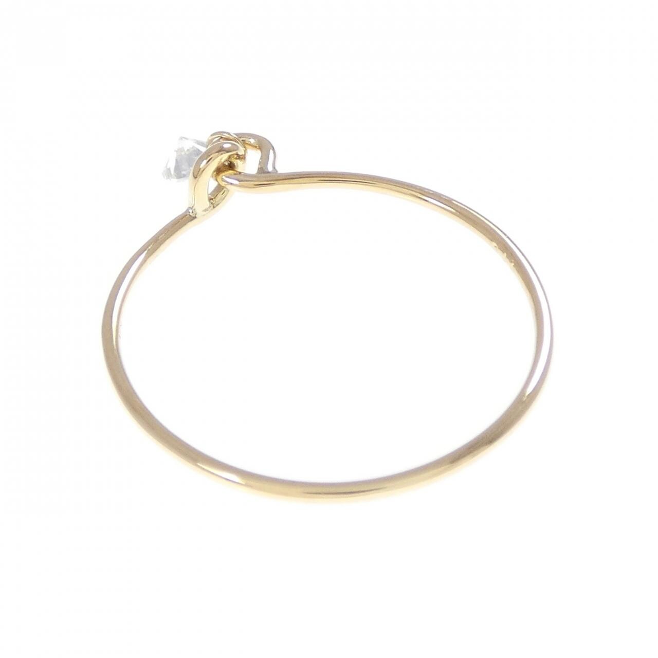 K18YG ダイヤモンド リング 0.10CT