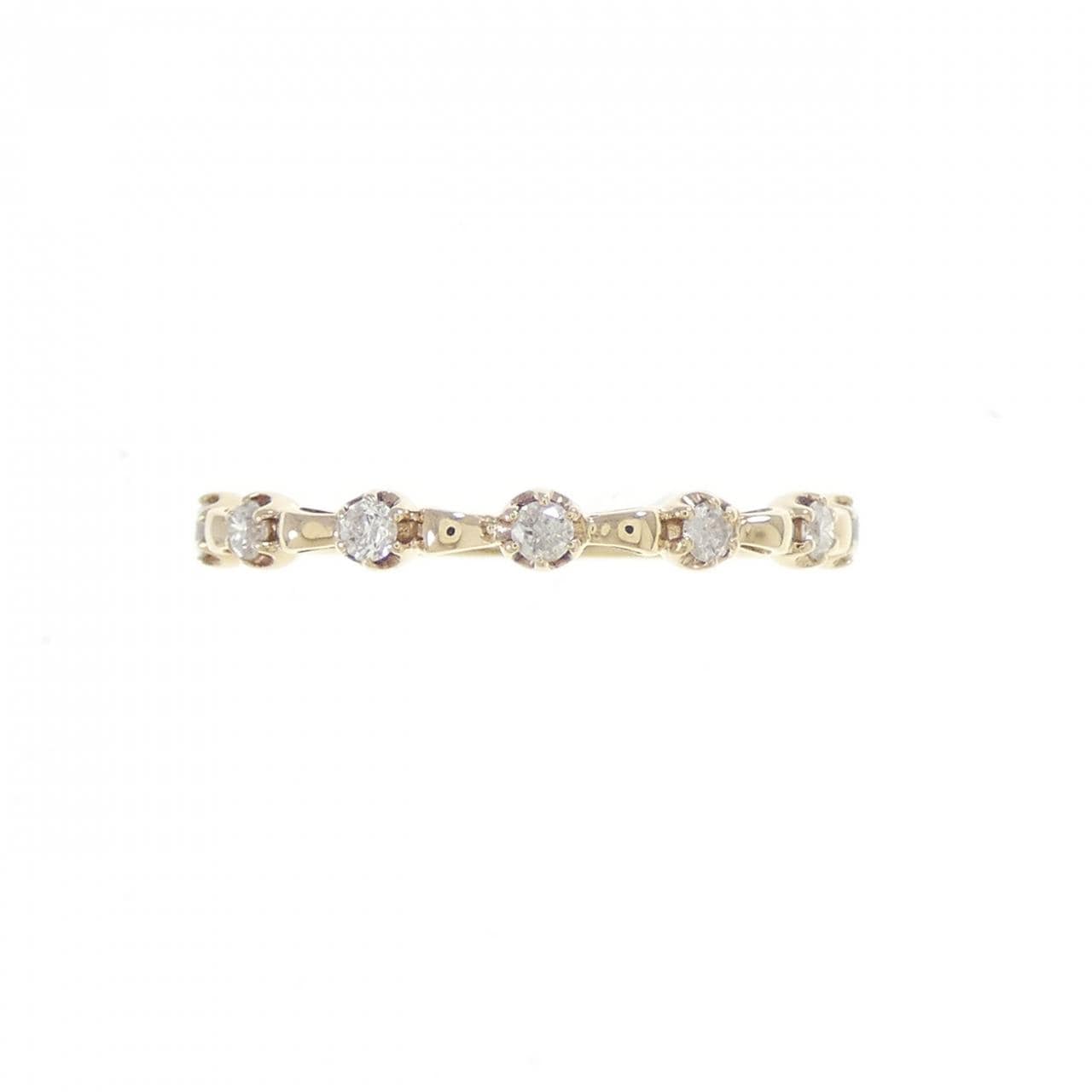 K10YG ダイヤモンド リング 0.13CT