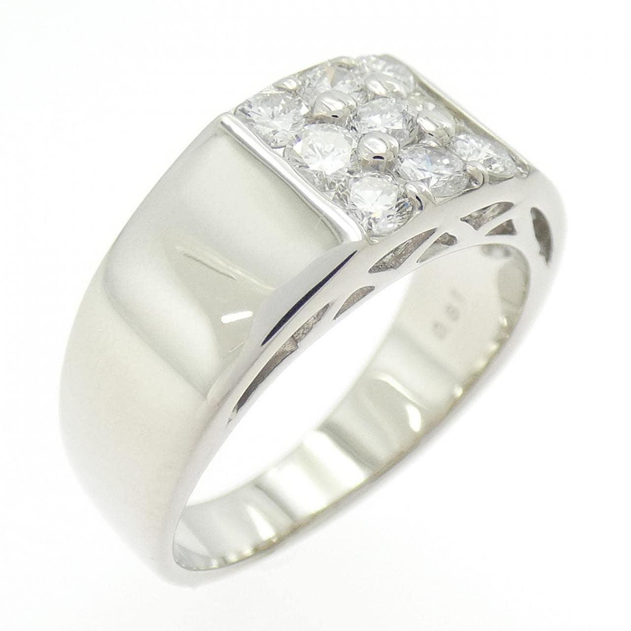 PT900 ダイヤモンド リング 0.61CT