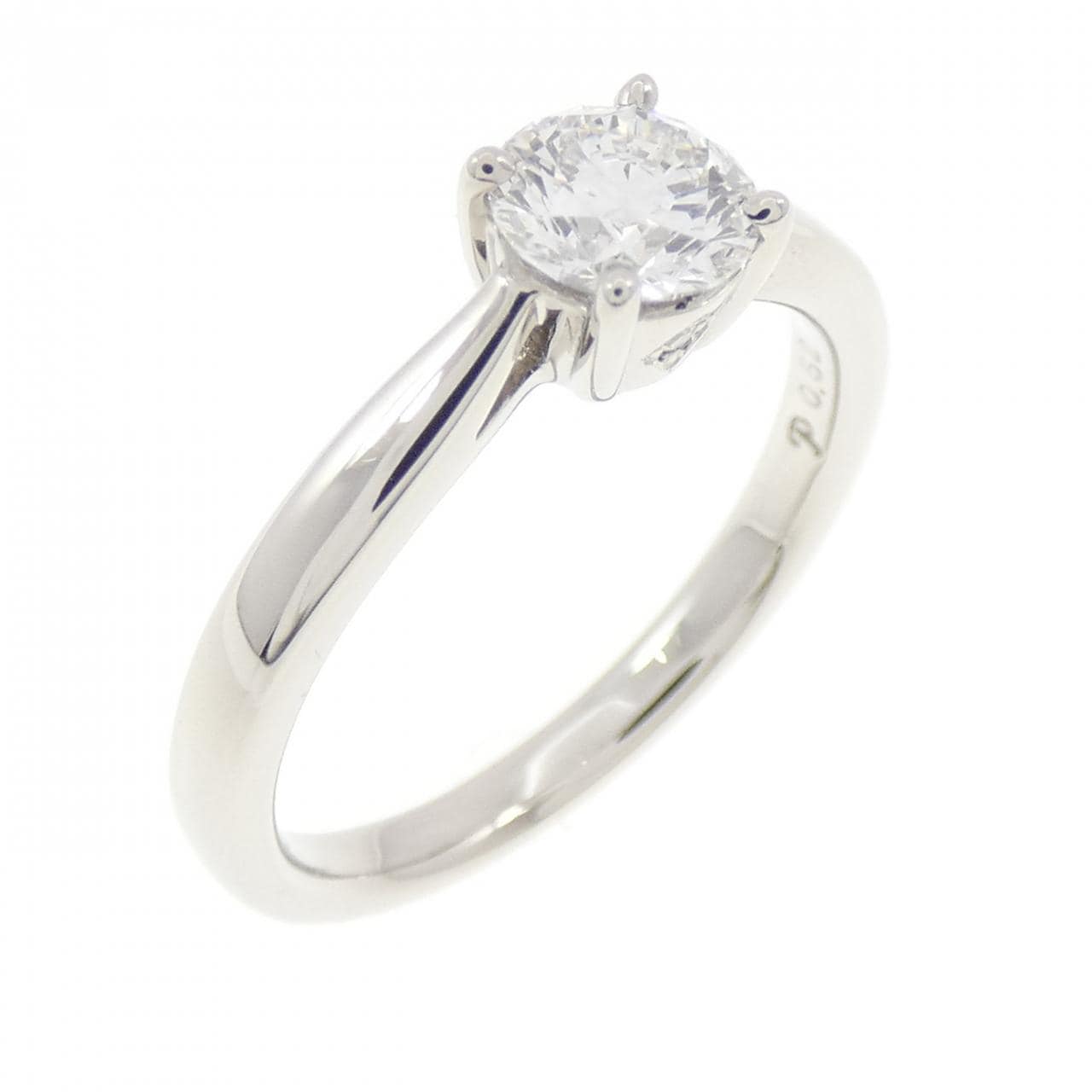 PT950 ダイヤモンド リング 0.52CT D VVS1 3EXT