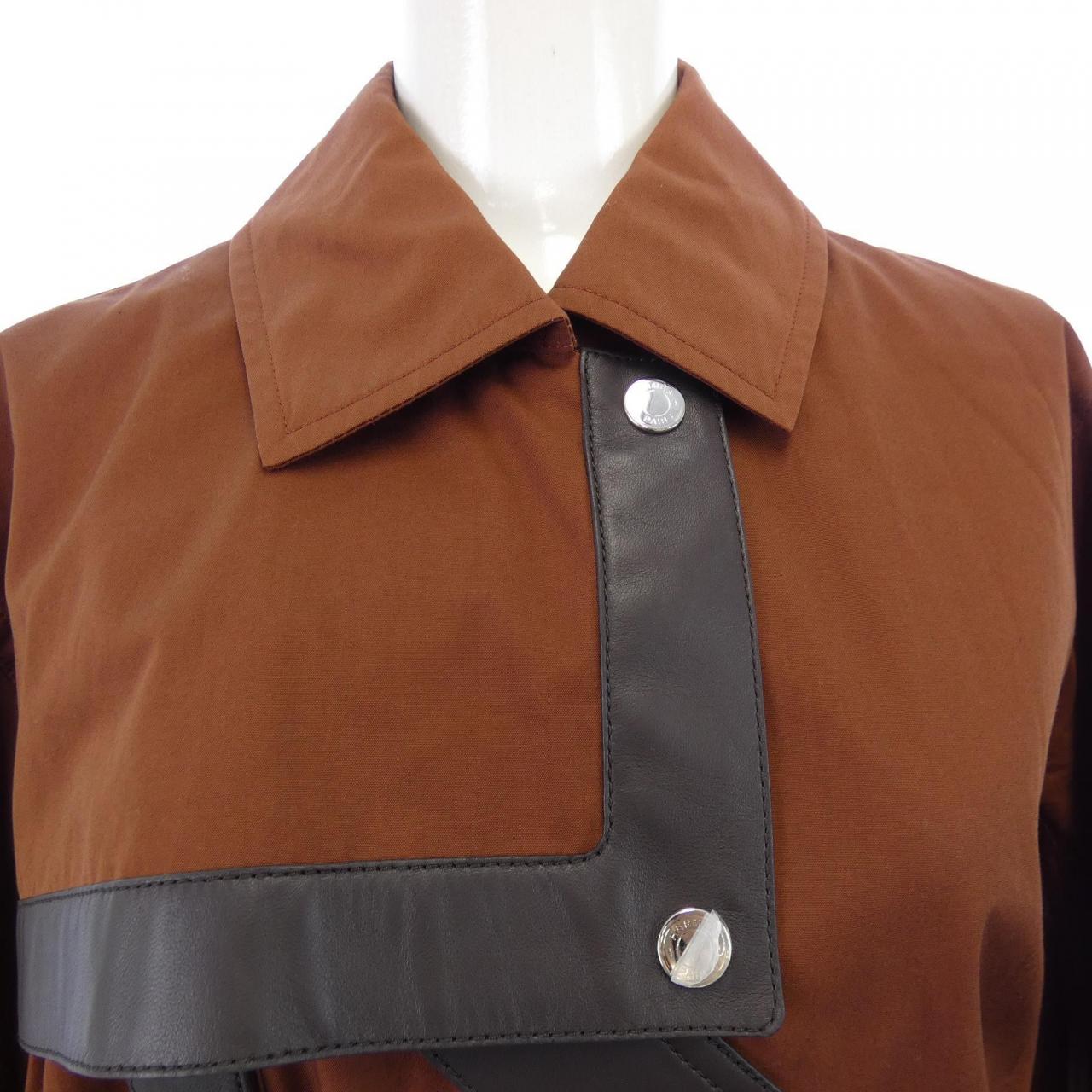 エルメス HERMES アシンメトリー 5E0146DE コート