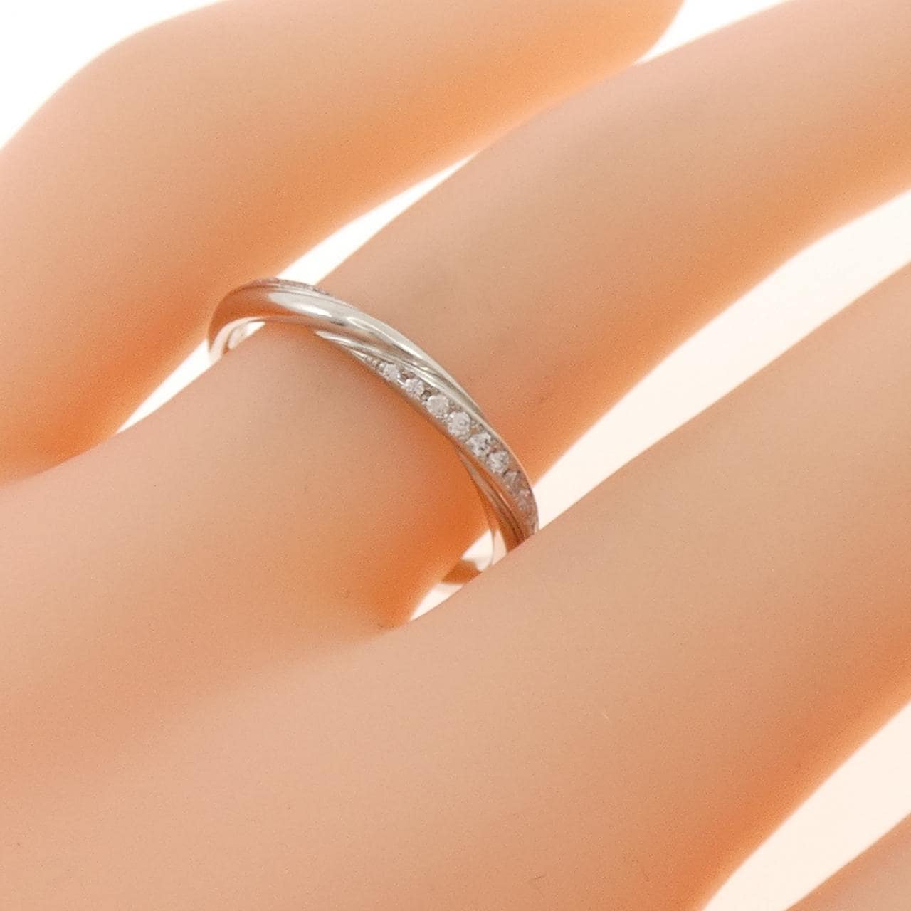 PT950 ダイヤモンド リング 0.073CT