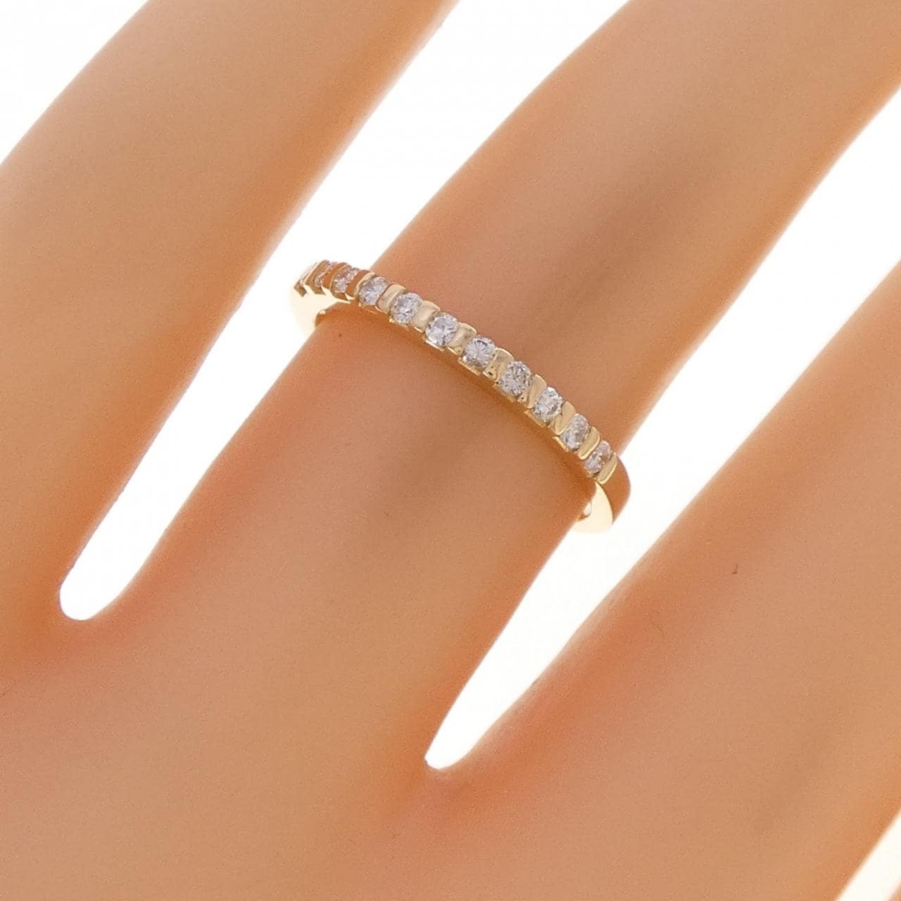 K18YG ダイヤモンド リング 0.16CT