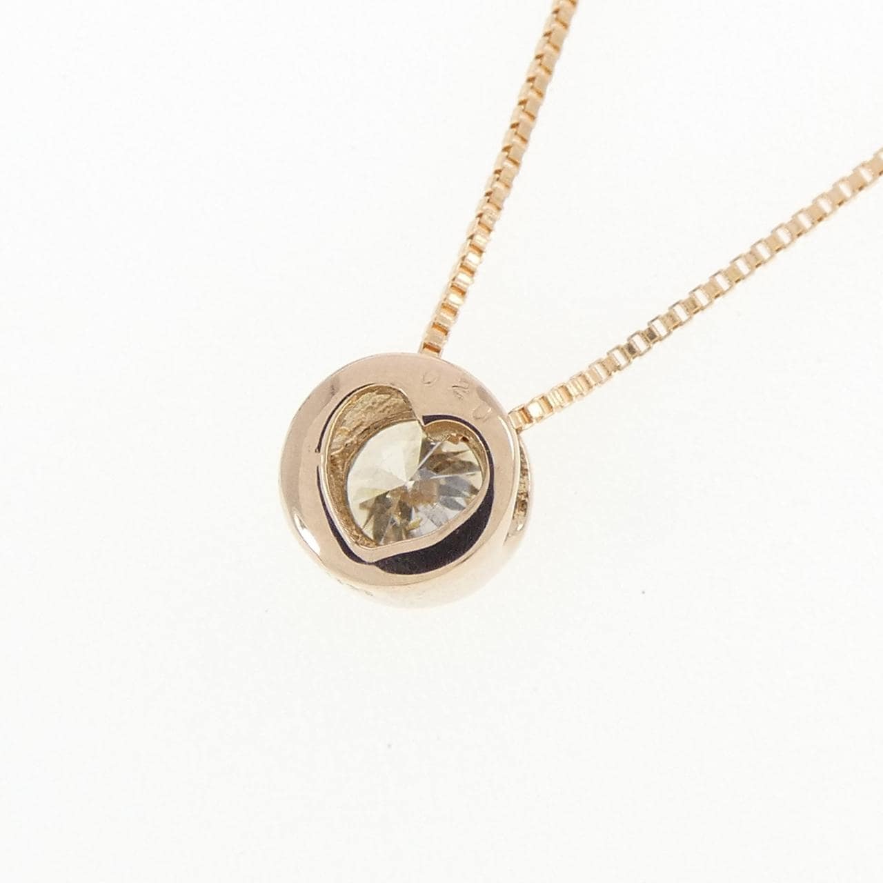 K18PG ダイヤモンド ネックレス 0.20CT