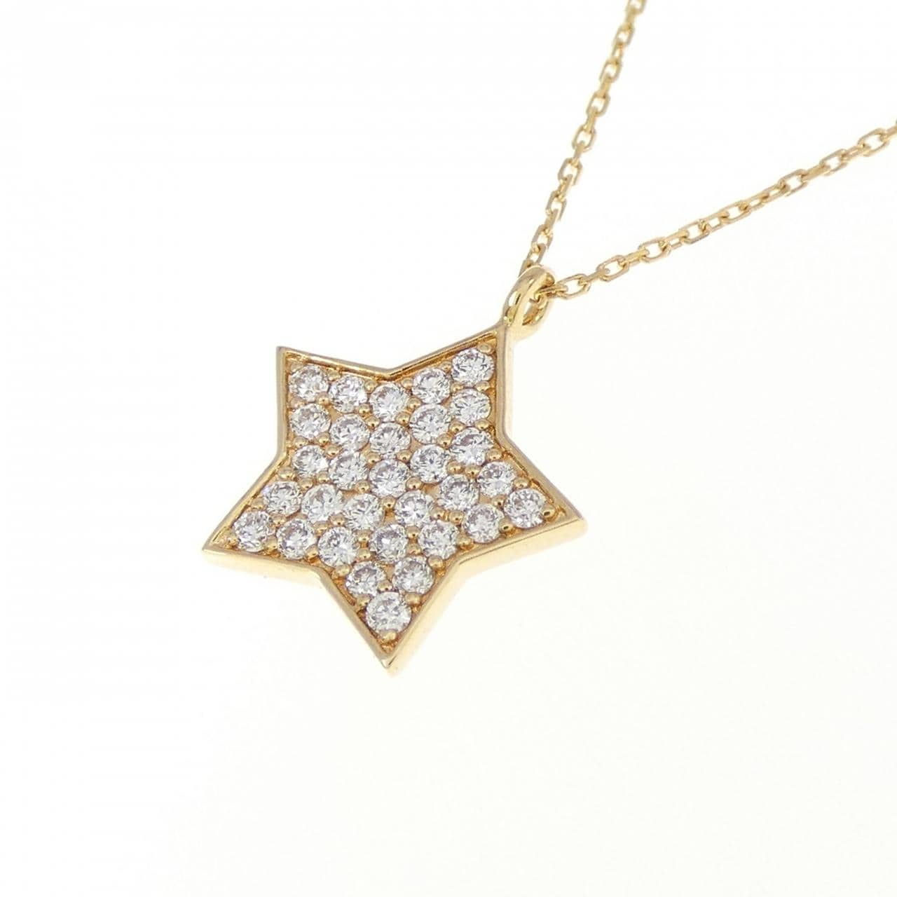 ポンテヴェキオ スター ダイヤモンド ネックレス 0.15CT