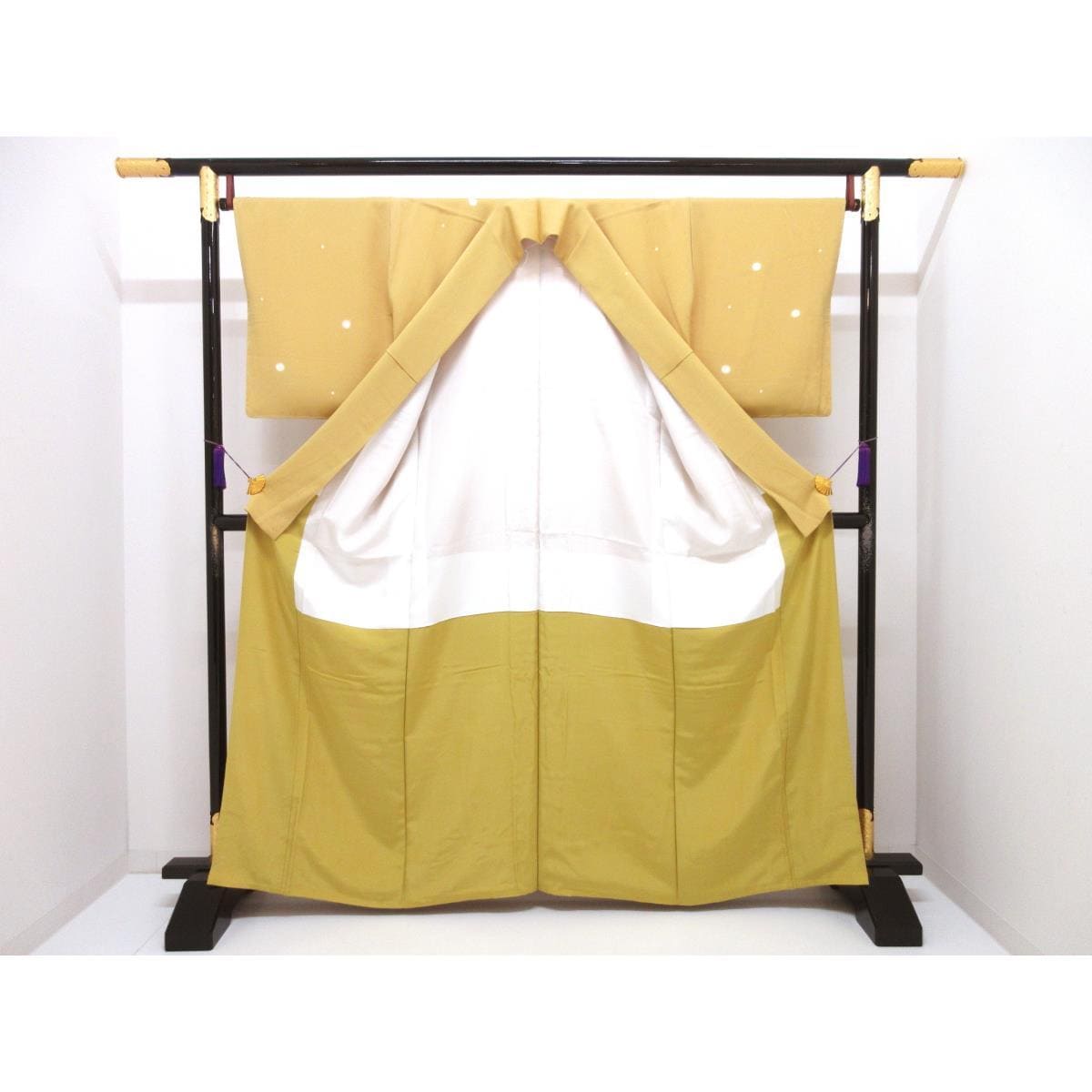 【未使用品】訪問着　友禅加工絞り入　身幅Ｌ寸