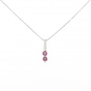 PT900/PT850 ガーネット ネックレス