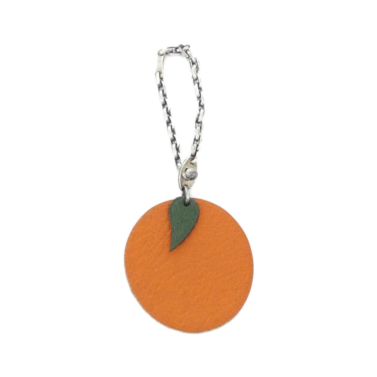 エルメス ORANGE フルーツ ポルト クレ 027888CS キーホルダー