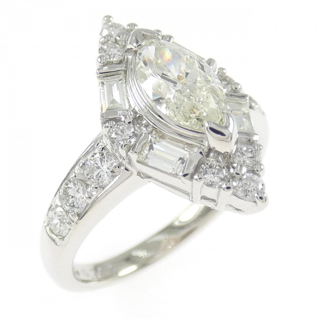 PT900 ダイヤモンド リング 0.747CT