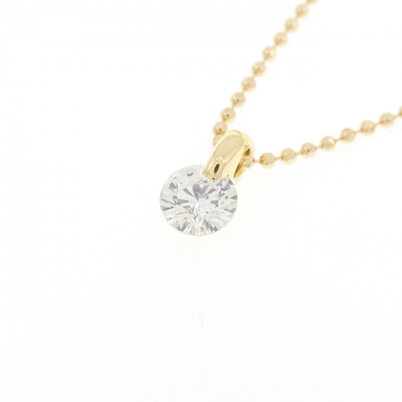 K18YG ダイヤモンド ネックレス 0.29CT
