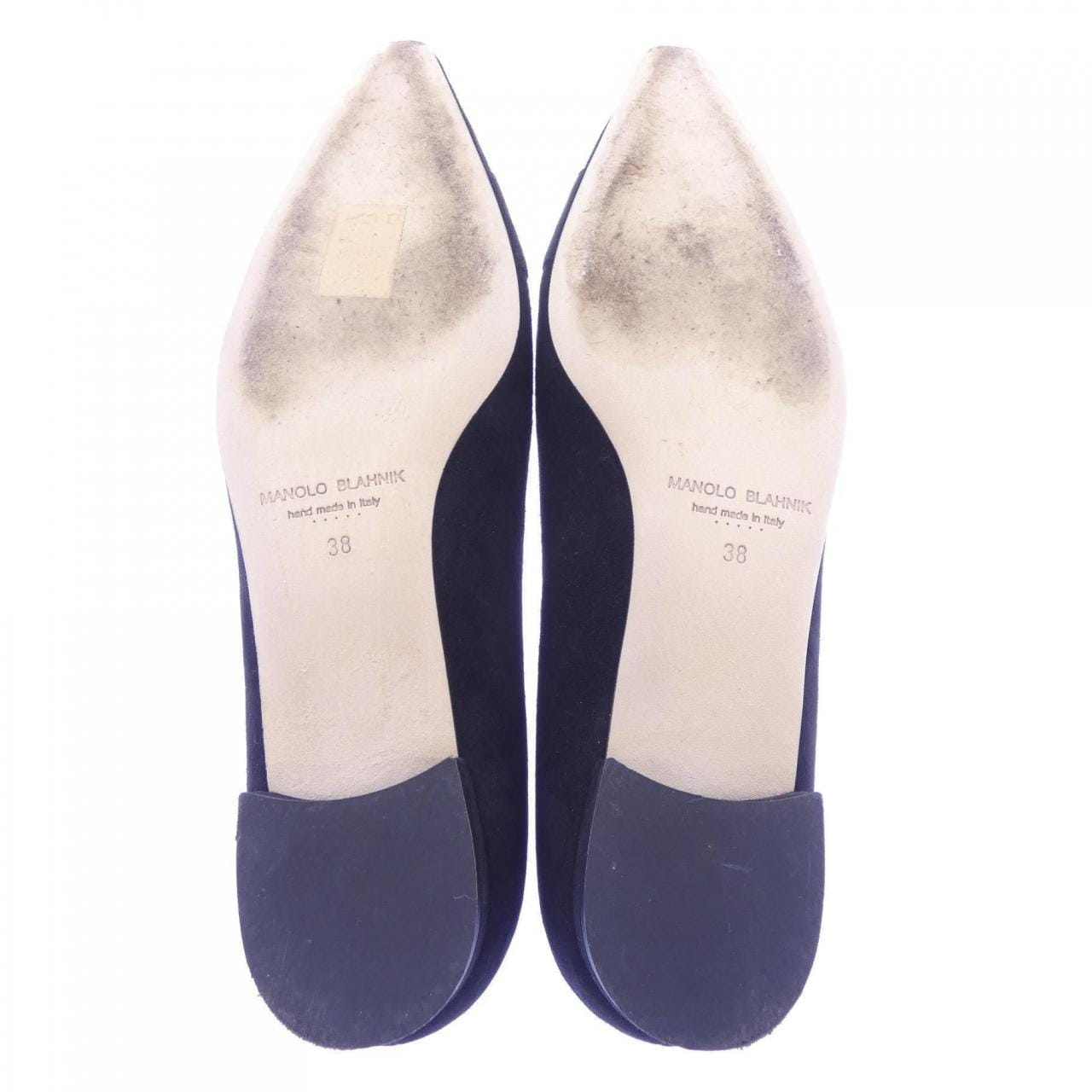 マノロブラニク MANOLO BLAHNIK GIBFLA パール フラットシューズ
