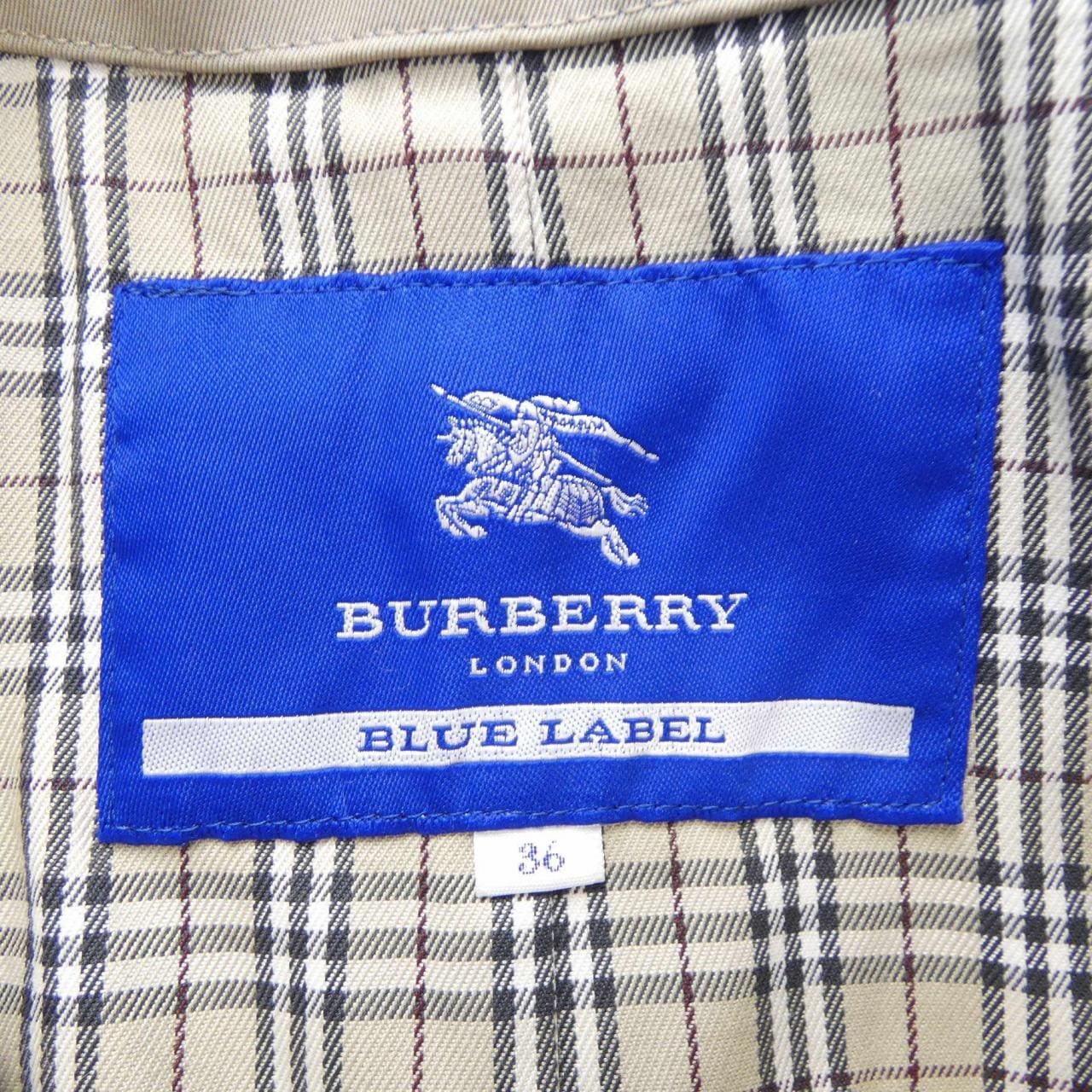 BURBERRY巴寶莉藍色標籤風衣