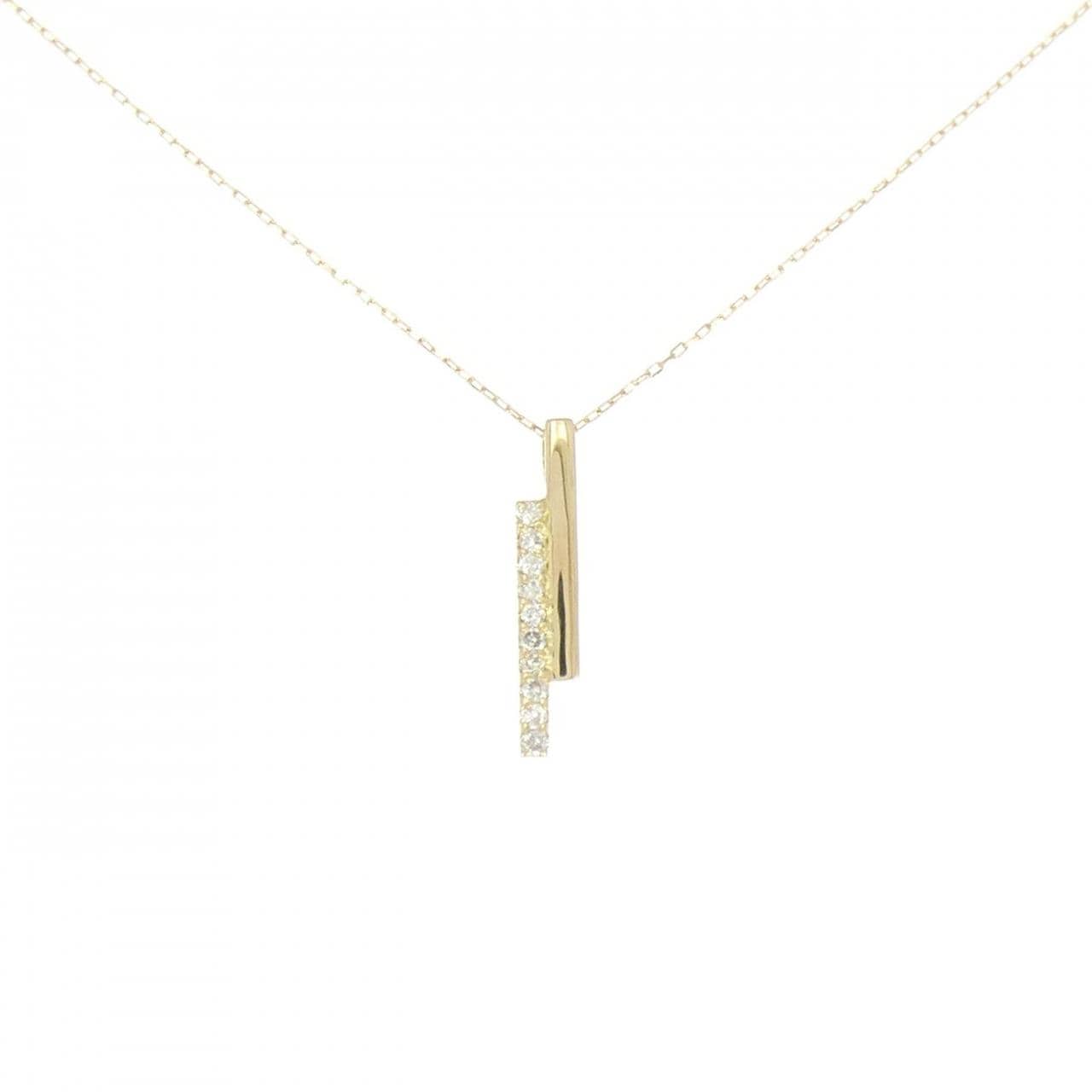 K18YG ダイヤモンド ネックレス 0.10CT