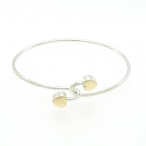 ティファニー ソリッドダブルハート バングル