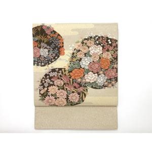 袋帯　綴織　芯なし仕立