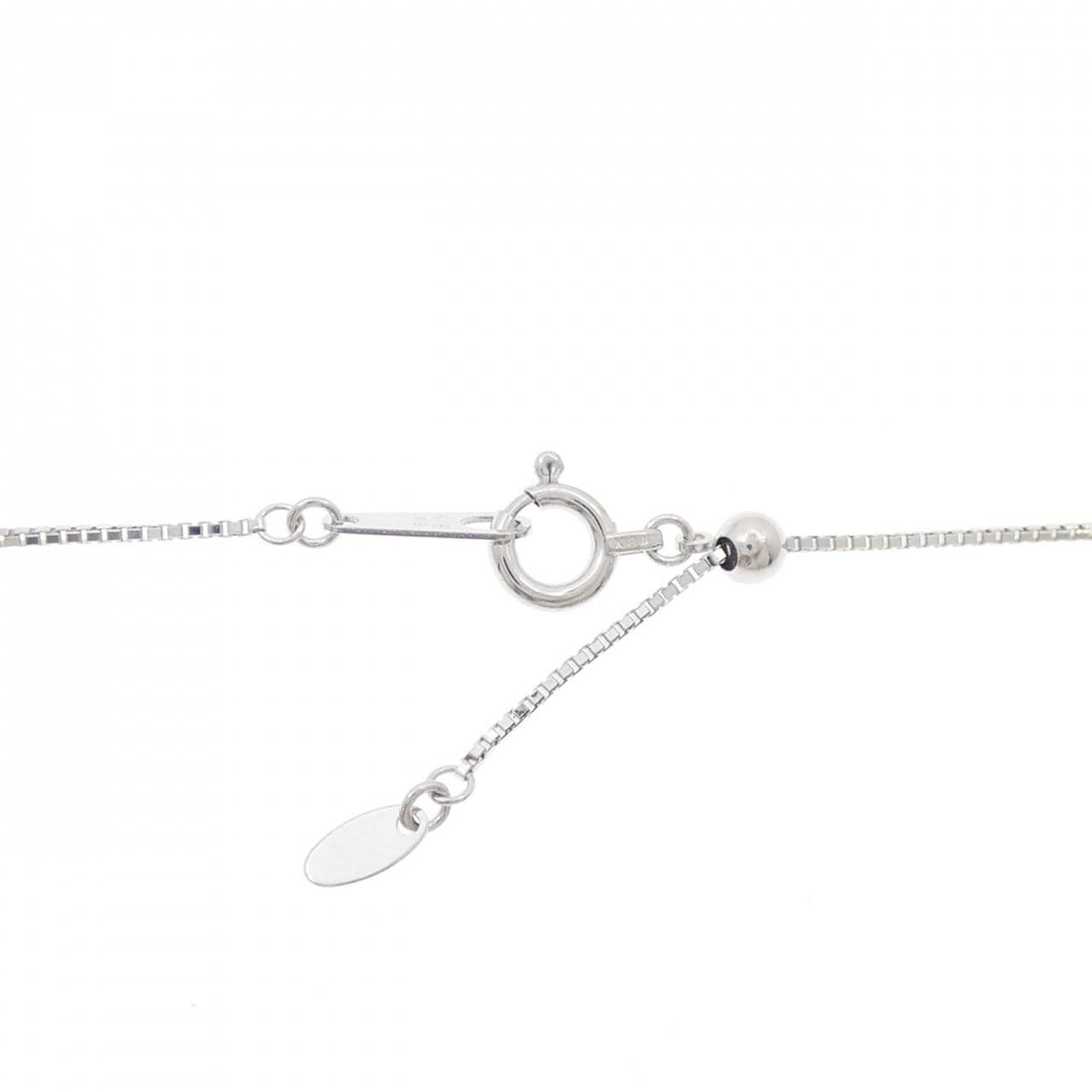 K18WG ダイヤモンド ネックレス 0.50CT