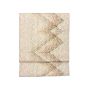 名古屋帯　組糸織　全通柄