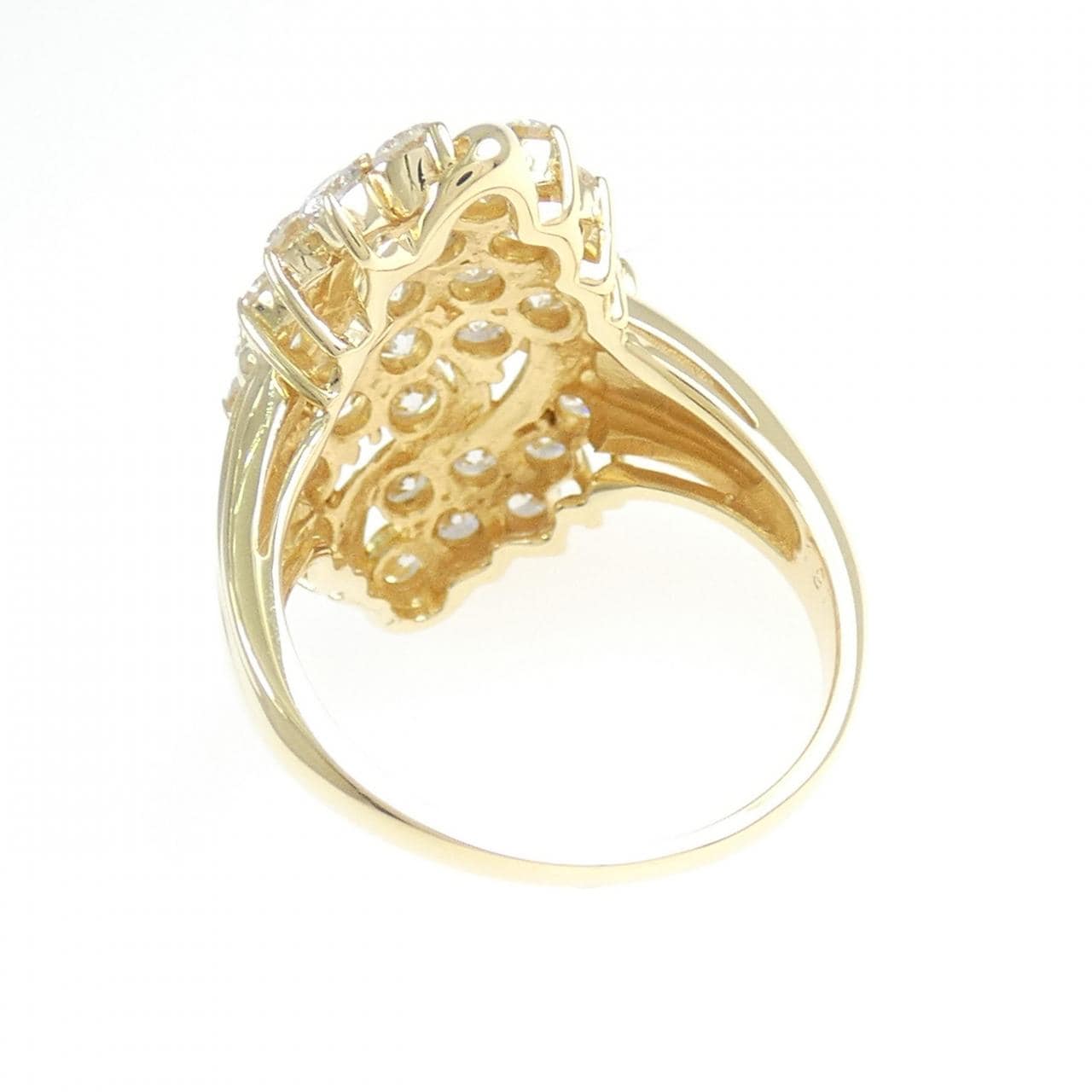 K18YG ダイヤモンド リング 1.91CT