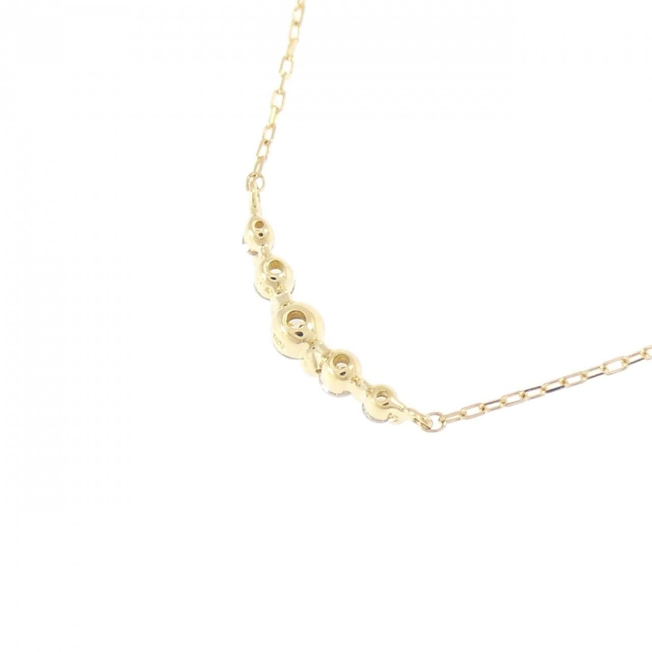 K18YG ダイヤモンド ネックレス 0.10CT