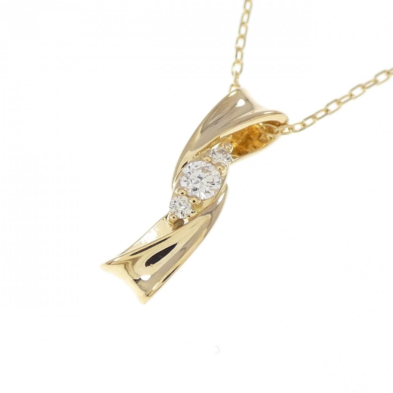 K18YG ダイヤモンド ネックレス