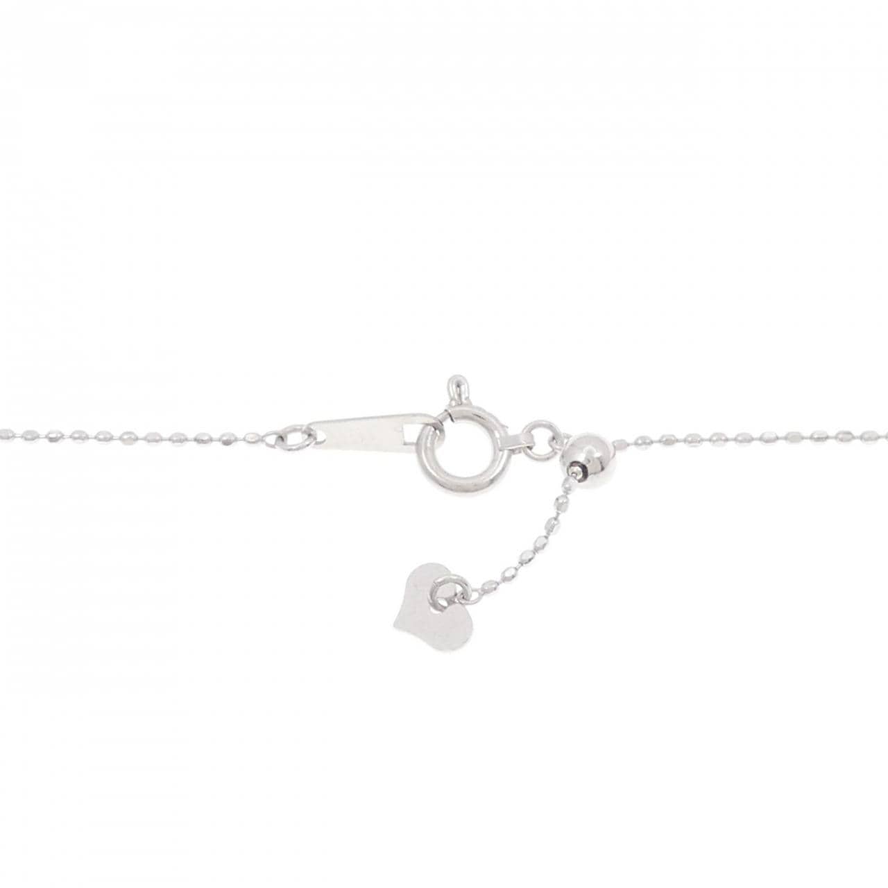 K18WG ルビー ネックレス 0.38CT