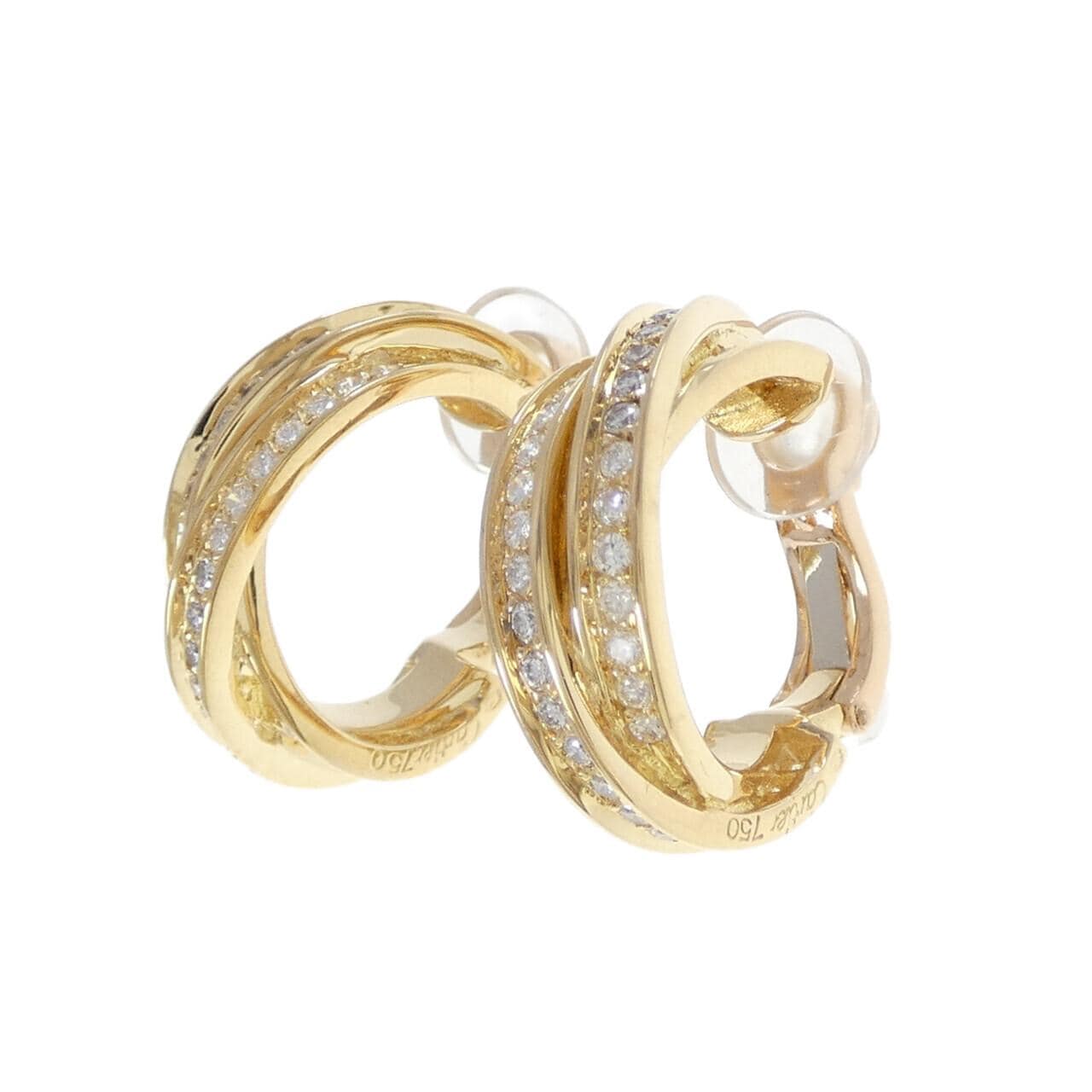 カルティエ スリーバングルズ スモール イヤリング