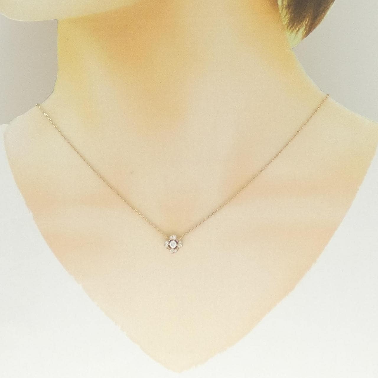 モニッケンダム ダイヤモンド ネックレス 0.18CT