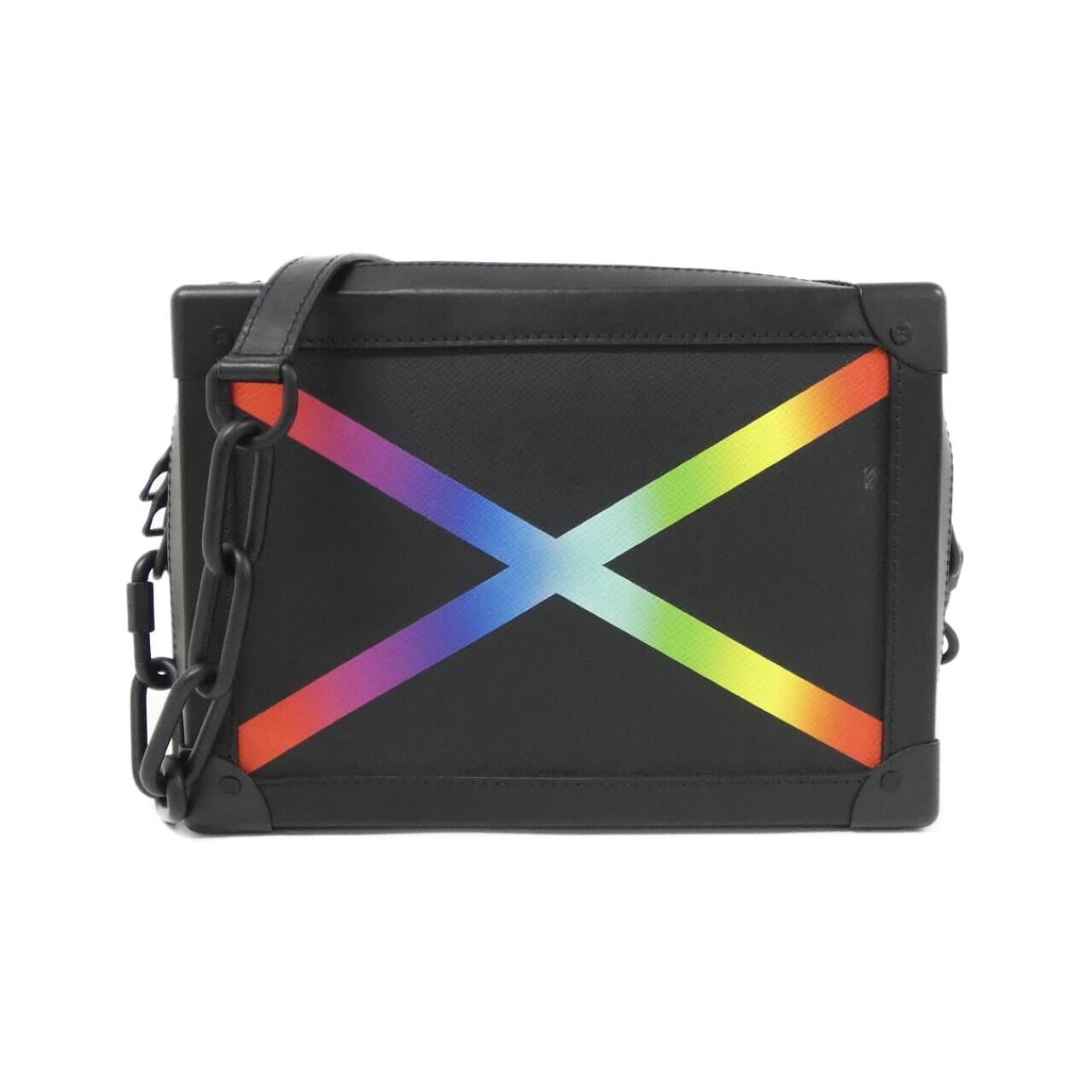 LOUIS VUITTON Taiga rainbow色 Soft Trunk M30341 單肩包