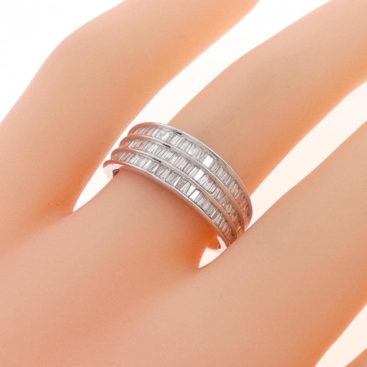 K18WG ダイヤモンド リング 0.50CT