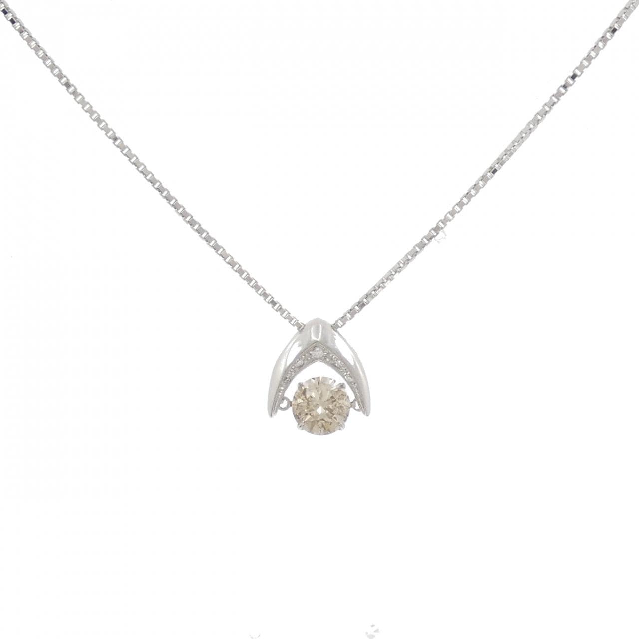 PT900/PT850 ダイヤモンド ネックレス 1.055CT