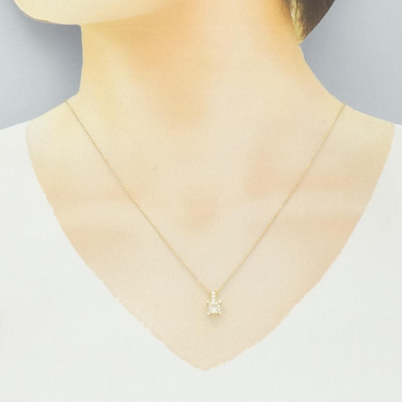 タサキ ダイヤモンド ネックレス 0.72CT