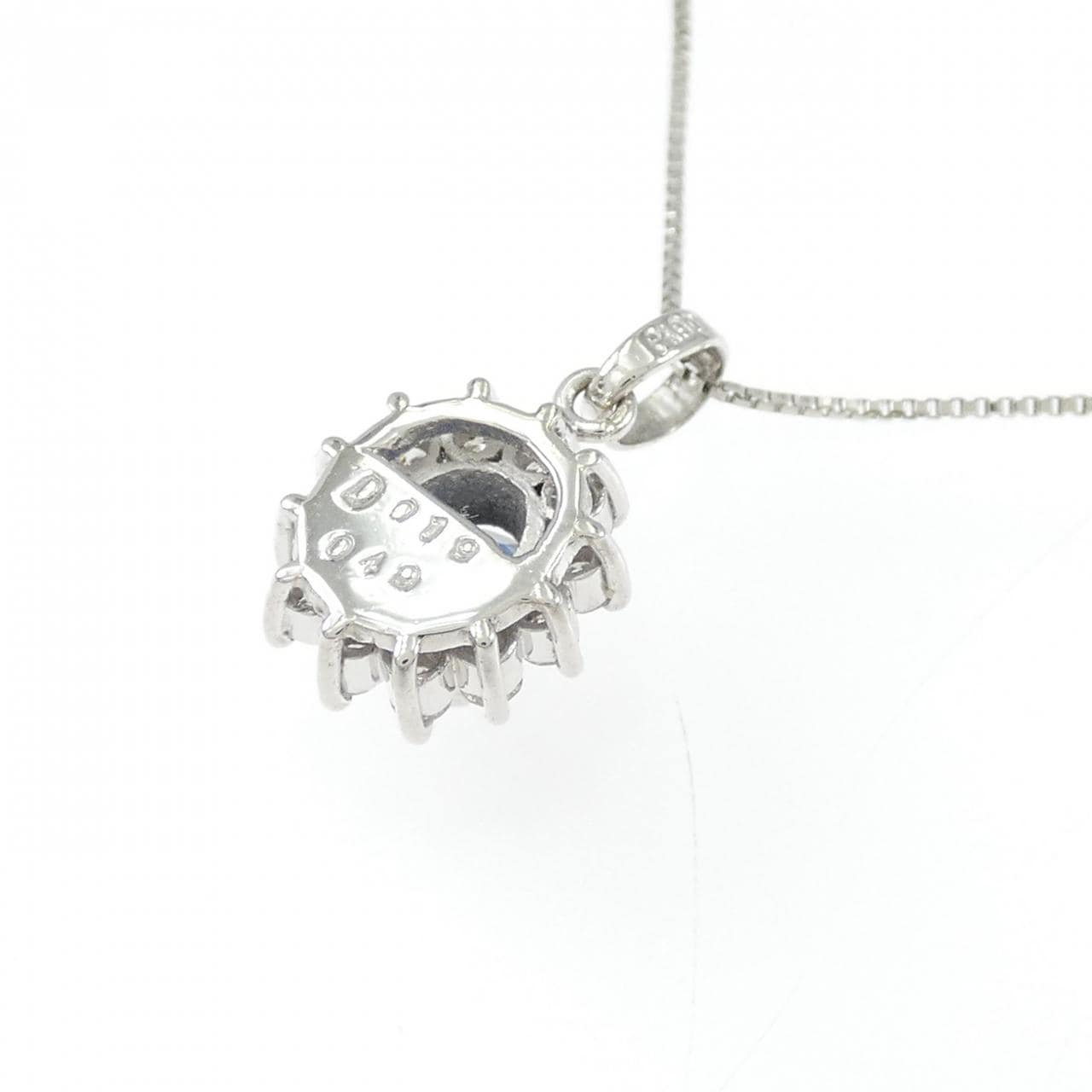 PT900/PT850 サファイヤ ネックレス 0.49CT