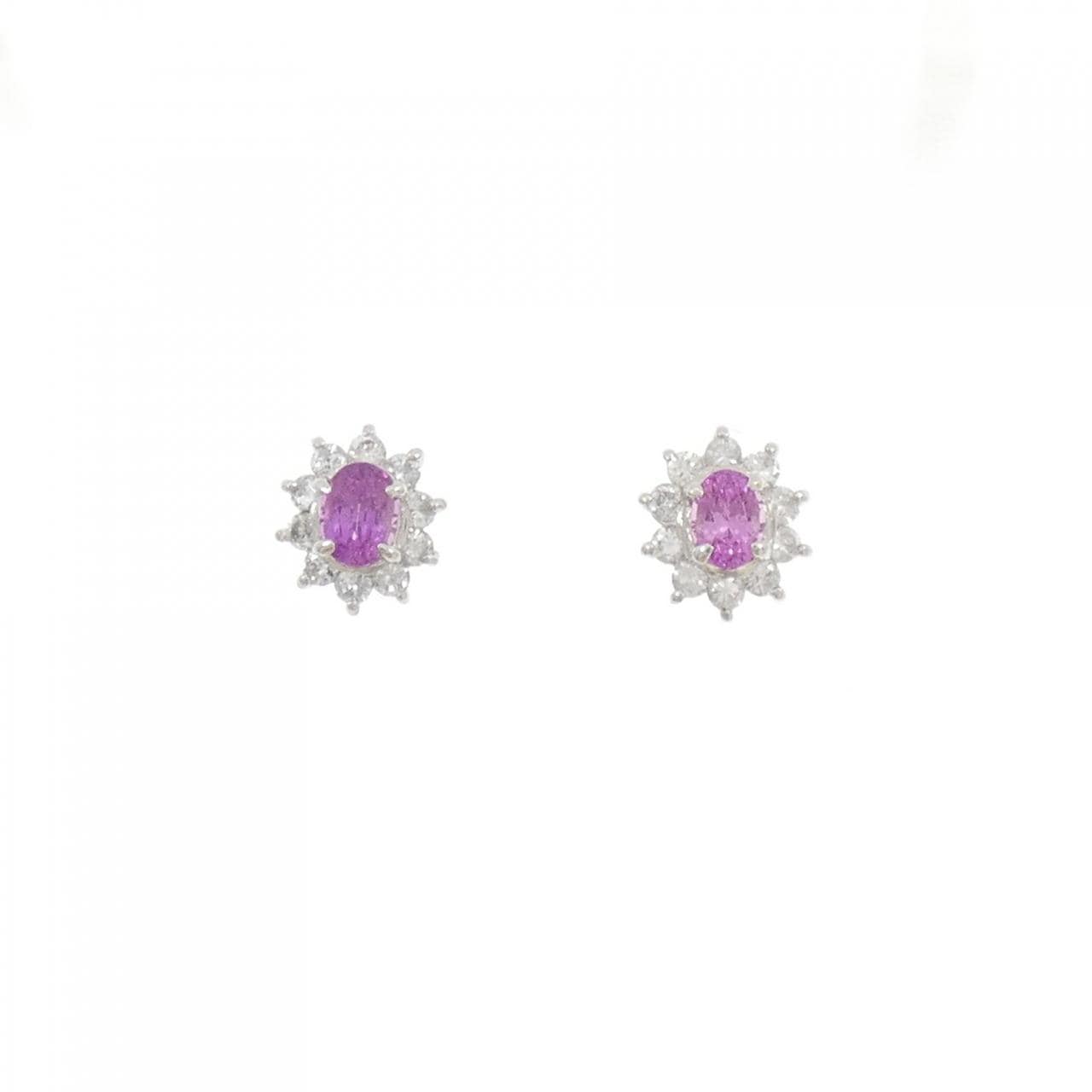 PT850/PT900 Sapphire Earrings 0.60CT