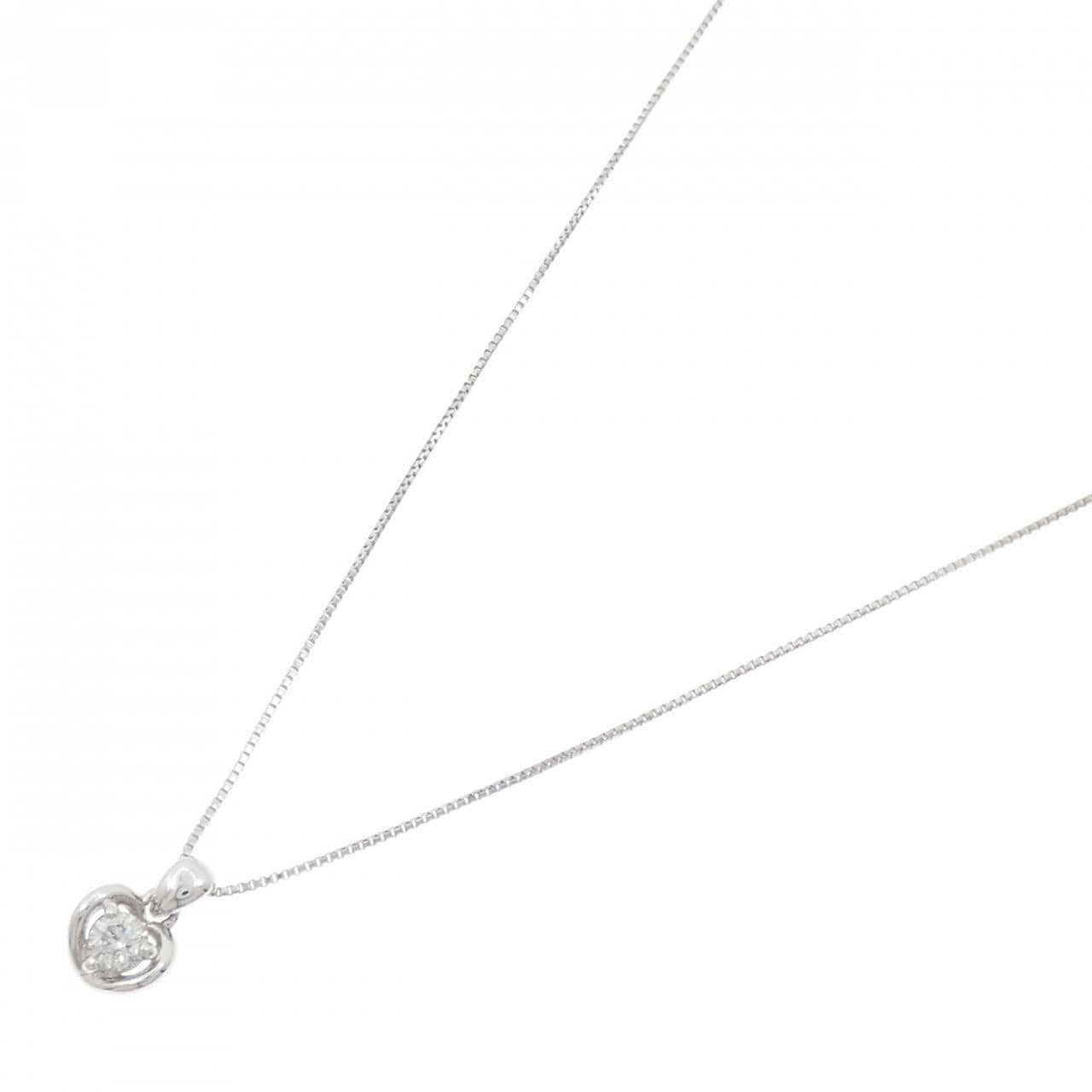 PT900/PT850 ダイヤモンド ネックレス 0.12CT