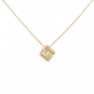 K18YG ダイヤモンド ネックレス 0.11CT